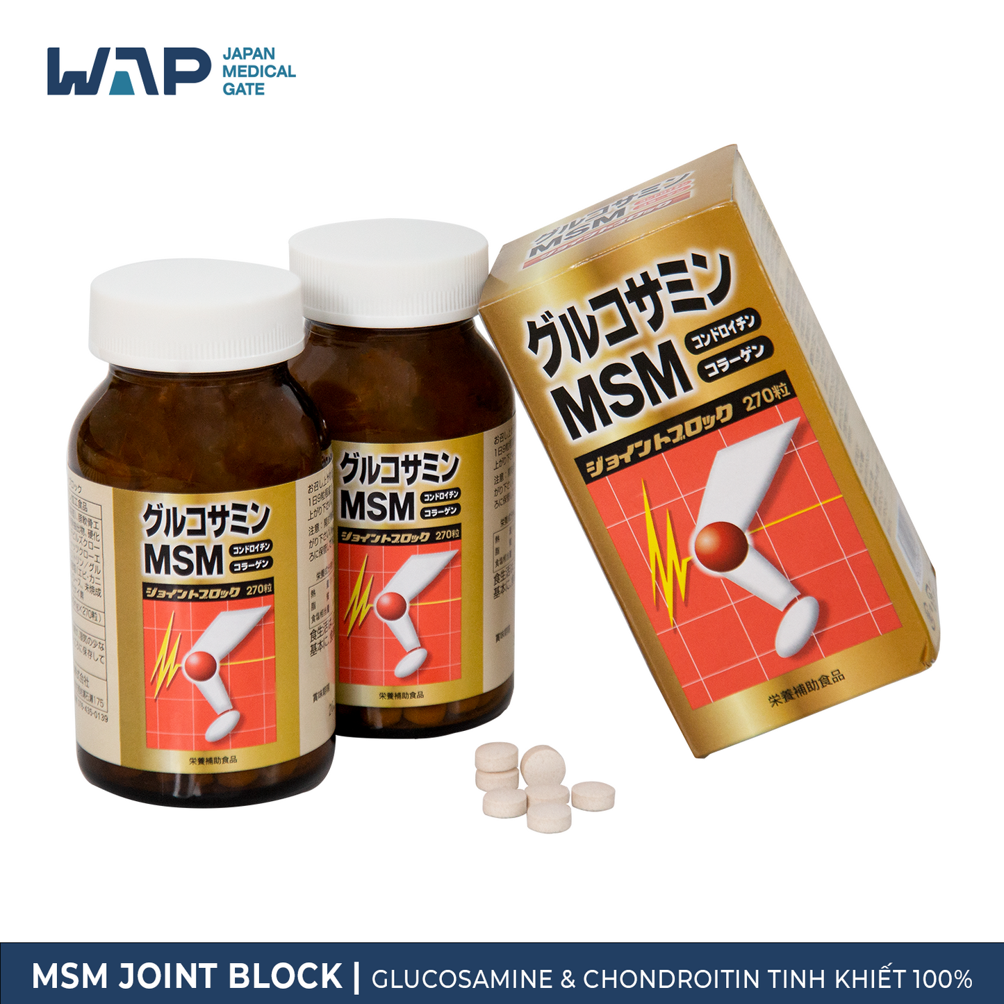 Thực phẩm Chức năng Hỗ trợ xương khớp MSM Joint Block